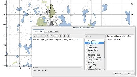 QGIS Quick Tip - Composer Scale and Custom Grid Annotations
