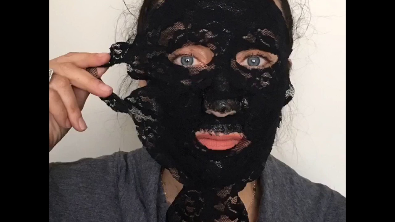 Lace a peel black bamboo charcoal peel off mask