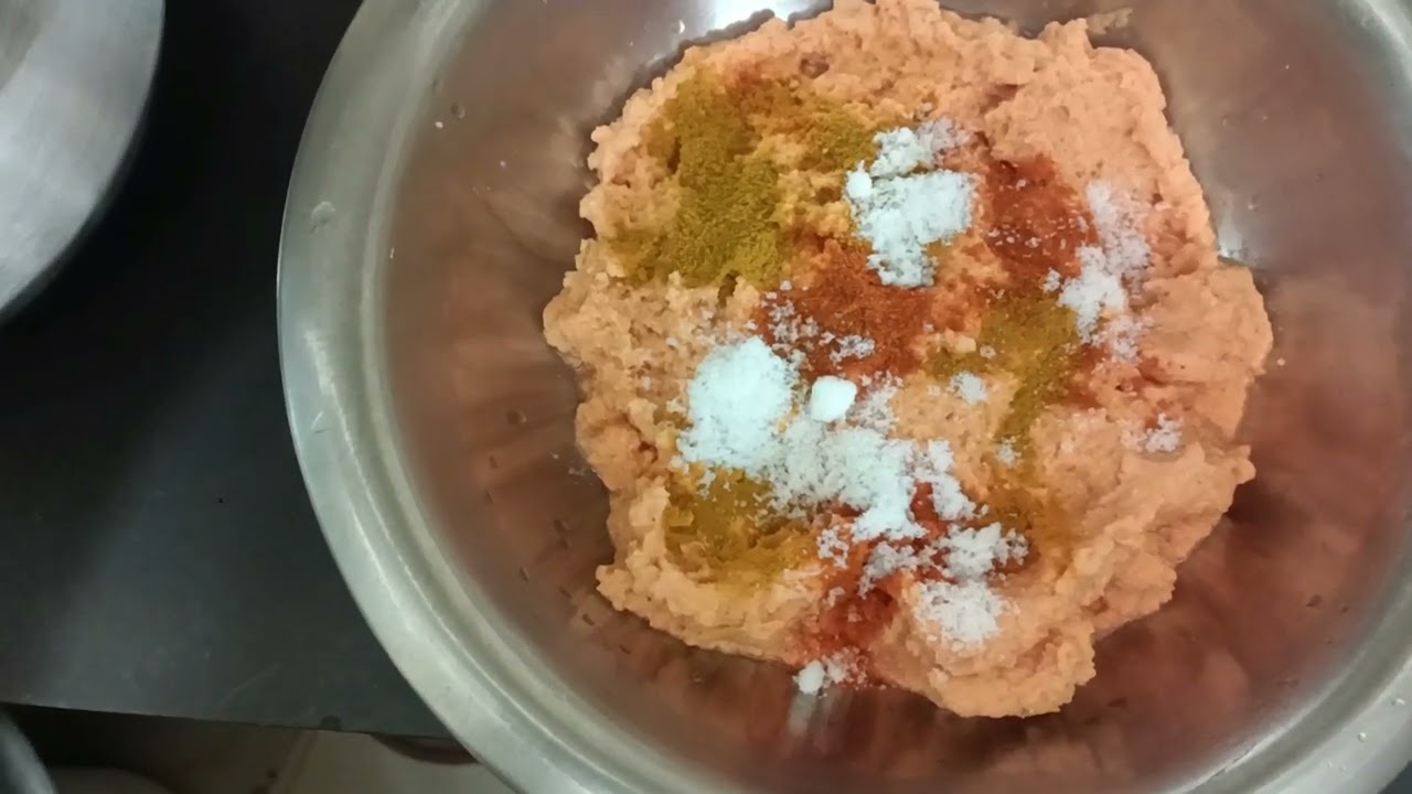 শস্য ফুলের বড়া বানালাম।