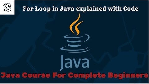 Learn Java Tutorial for Beginners, Part 9: For Loops