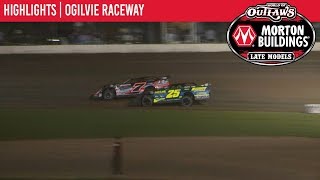 World of Outlaws Morton Buildings Late Models Ogilvie Raceway July 13th, 2019 | HIGHLIGHTS