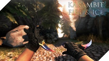 [CS:GO] Knife Showcase: Karambit Marble Fade Fire & Ice FN