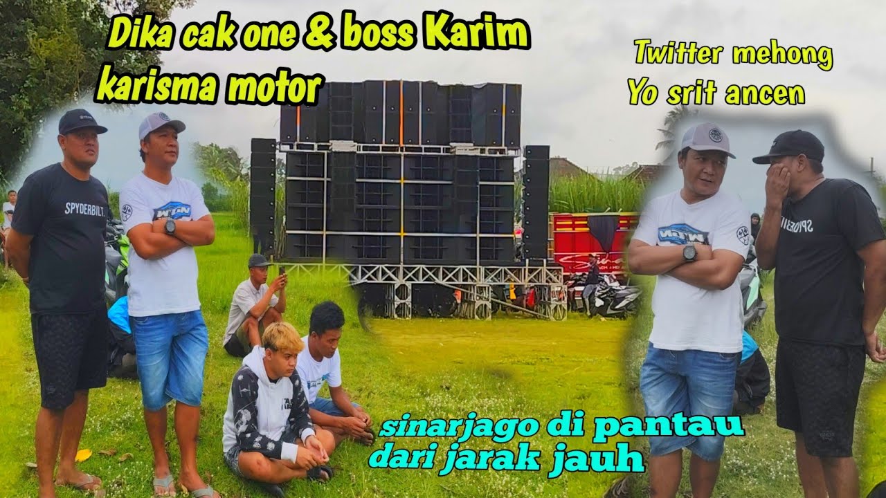 Team Riswanda Mahardika‼️cak one dan boss Karim karisma mtr mantau sinarjago dari jarak jauh