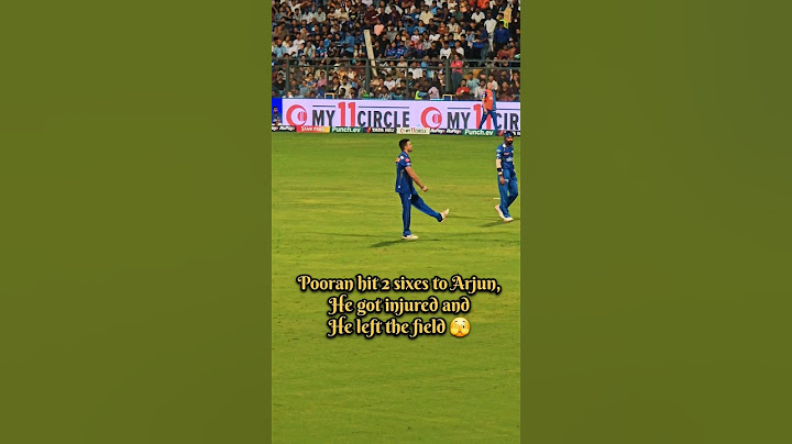 Arjun Tendulkar was injured after receiving two sixes from Pooran.😅  #shorts #cricketshorts #ipl2024