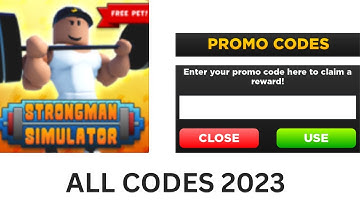 *NEW CODES* ROBLOX STRONGMAN SIMULATOR CODES!ALL WORKING CODES FOR STRONGMAN SIMULATOR IN 2023!
