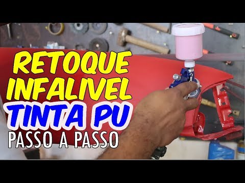 Vídeo: Você pode usar tinta para retoques nos aros?