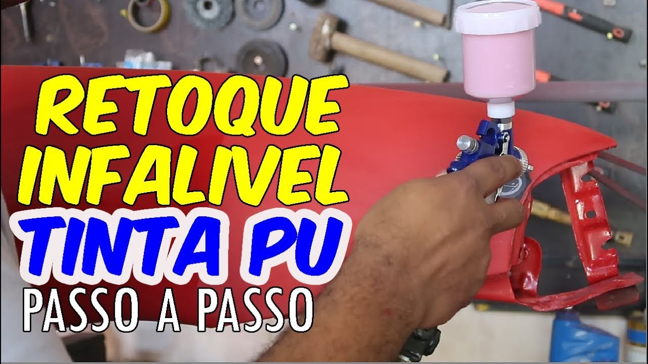RETOQUE TINTA PU - PASSO A PASSO!
