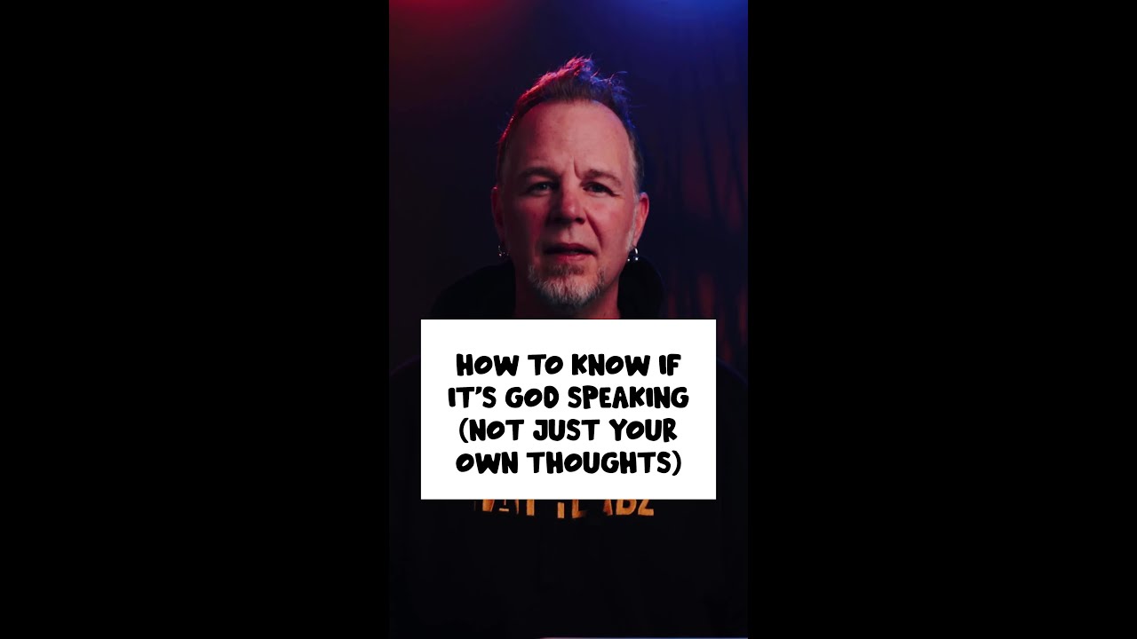 How to Know If It's God Speaking (Not Just Your Own Thoughts)