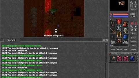 Hunt Wyrms - Typhera Open Tibia Server