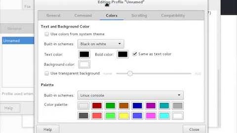 How to make the terminal transparent in Linux (centos 7,ubuntu)