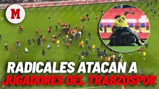 Lamentable: radicales del Trabzospor atacan los jugadores del Fenerbahçe I MARCA