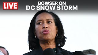 LIVE: DC Mayor shares update during winter storm | FOX 5 DC