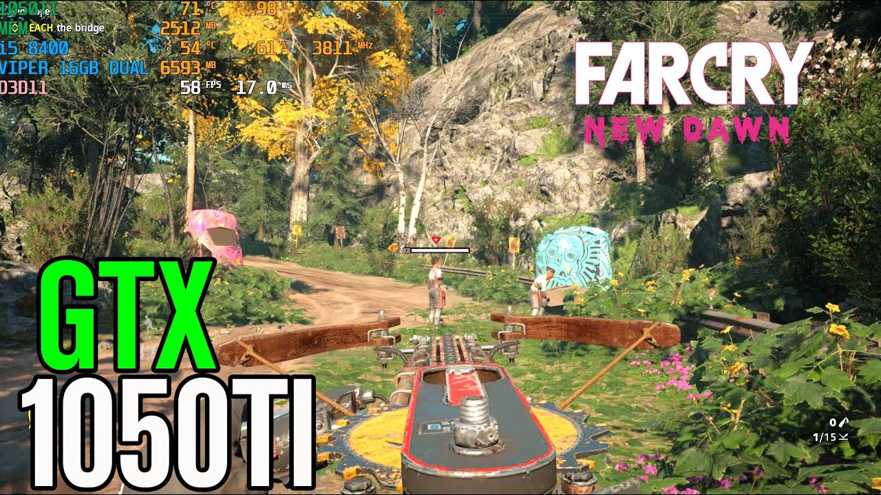 Far Cry New Dawn - GTX 1050 ti 4gb | 16GB | 1080p | FRAME-RATE TEST
