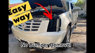 How To Remove the Headlight From 2007-2014 Cadillac Escalade Without Removing the Bumper