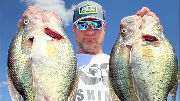 2 HOURS OF SUMMER CRAPPIE FISHING‼️ WHERE TO FIND SUMMER CRAPPIE FROM THE BANK, BOAT, & KAYAK‼️