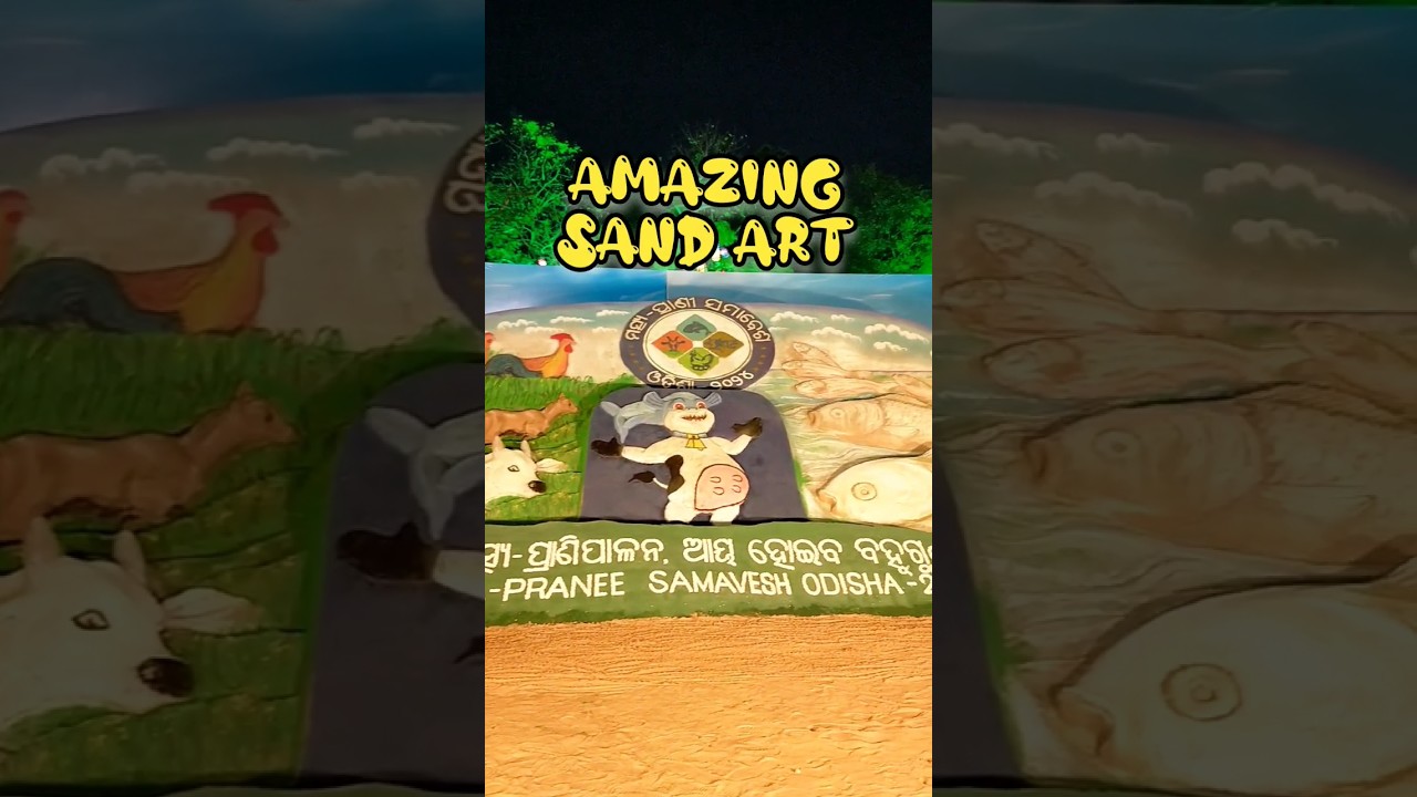 Amazing sand art fisheries and animal resources development