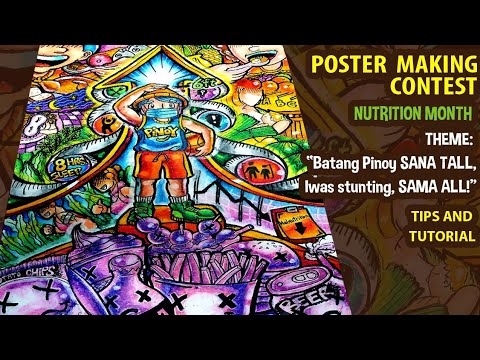 How to Draw Poster Making Contest Artwork Nutrition Month 2020