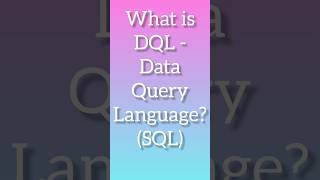 What is DQL- Data Query Language explained within 35sec #sql #inkannada