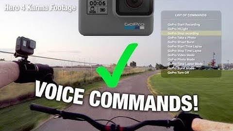 GoPro Hero 6 Voice Command Testing on a Bike Ride