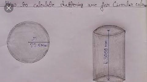 #shutteringqty #circularcolumn( हिंदी में) circular column shuttering qty calculation formula||