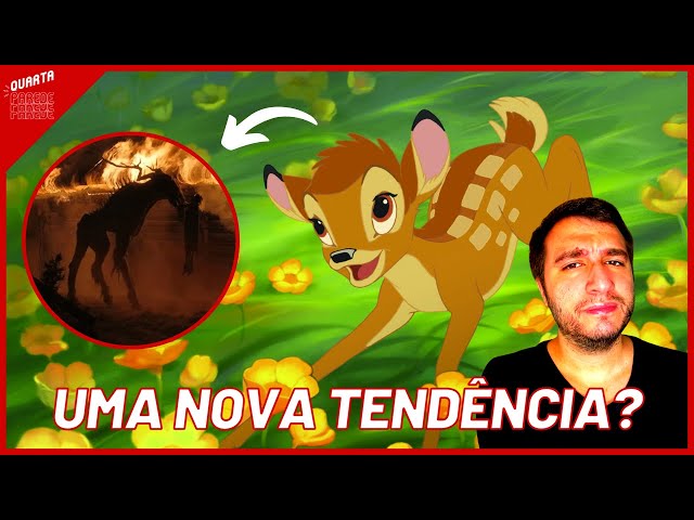 CLÁSSICO DO DESENHO ANIMADO, BAMBI VAI VIRAR FILME DE TERROR