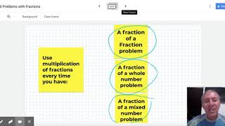 Word Problems with Fractions   Google Jamboard