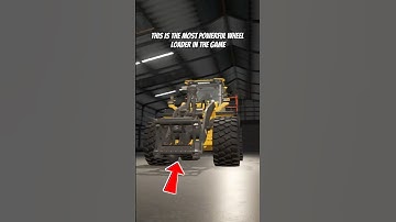 This wheel loader is powerful! #fs25 #farming #farmingsimulator25