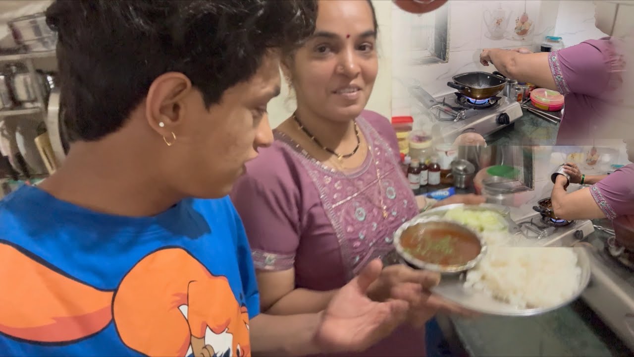 🤩😋Mummy ne aaj prawns Kadi banaya￼￼😜😍