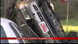 3 Injured in Police Chase