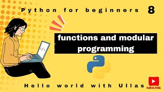 Master Python | Functions: User-Defined Functions & Modular Programming Explained Episode 8