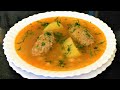 Вкуснейшая КЮФТА-ШУРПА из страны Советской или рецепт очень вкусного СУПА с ФРИКАДЕЛЬКАМИ.