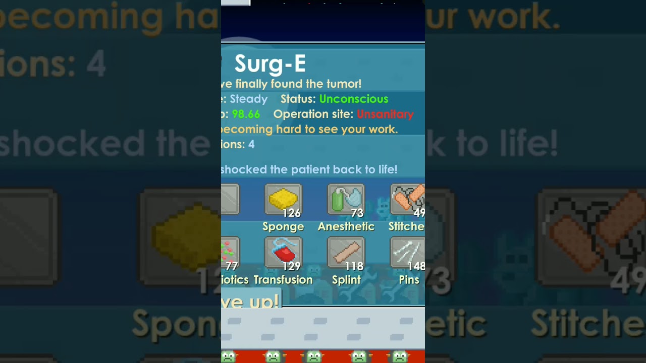 How to solve the disease Brain Tumor Deep Inside Surgery Growtopia.