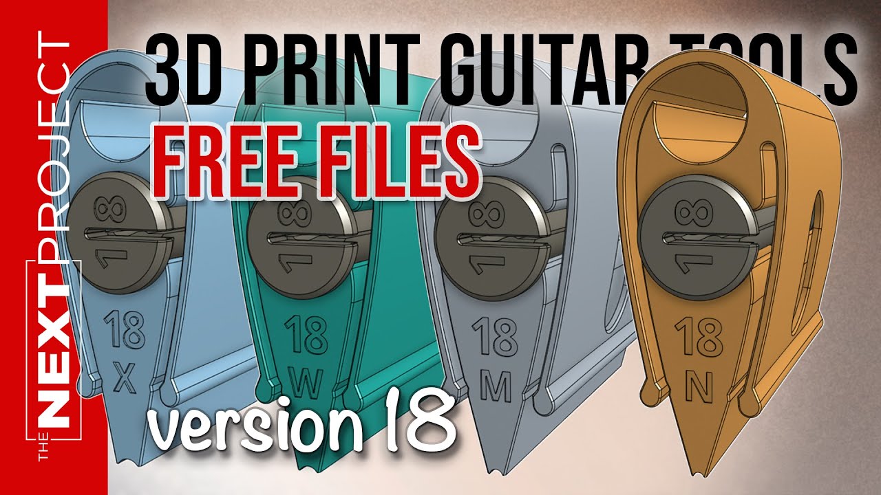 Fret Sanding Polishing Grip v18 - 3D Printing Guitar Project Tools ...