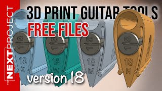 Fret Sanding Polishing Grip v18 - 3D Printing Guitar Project Tools - Ep4B
