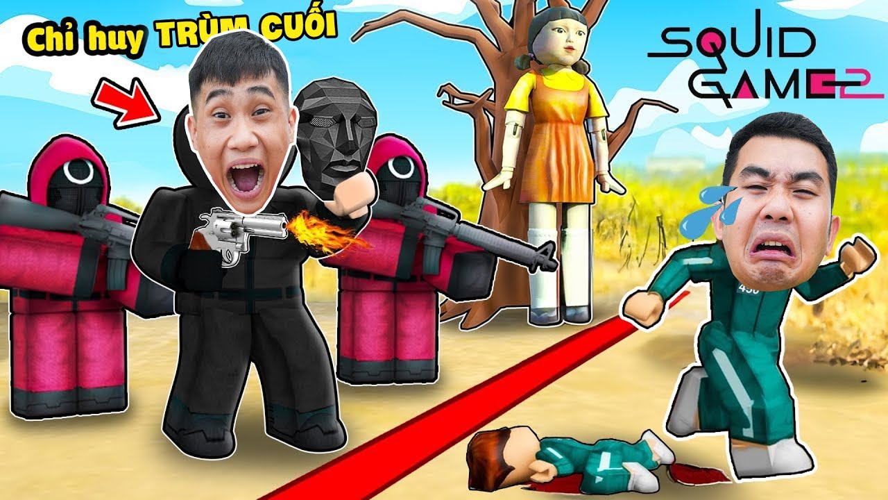 Quân Híp TV Thử Thách Giành 10000$ Trong Trò Chơi Con Mực Roblox