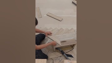 Installation of herringbone spc floor！#spcflooring #installation #vinylflooring