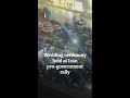 Wedding ceremony held at Iran pro-government rally