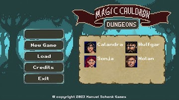 MAGIC CAULDRON: Dungeons - Turn Based Pixel Art Grid Crawler