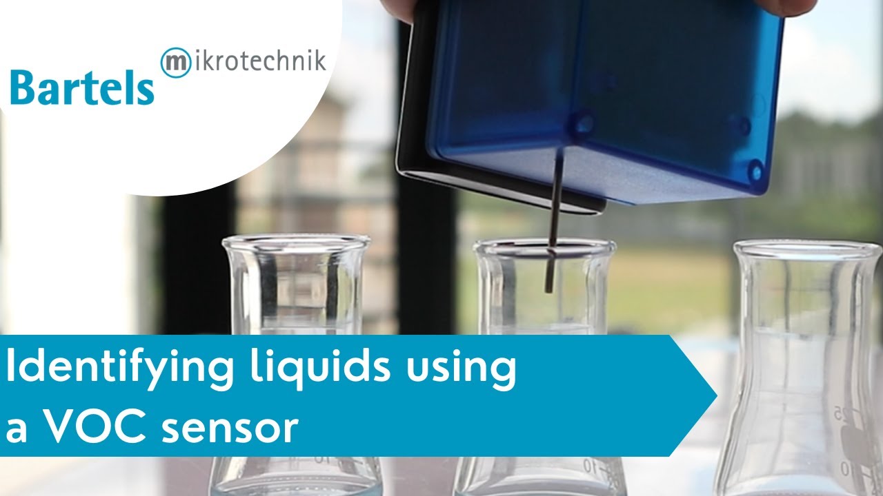 Identifying liquids using a VOC sensor - YouTube