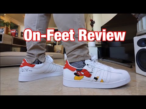 UNBOXING THE MICKEY MOUSE x ADIDAS SUPERSTAR (On-feet Review