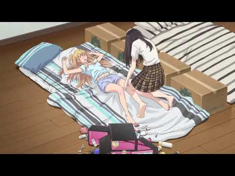 Hentai Uncensored Ecchi Yuri kiss scene #1 [Citrus Episode 1 ]