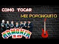 Como tocar Mix poronguito Cover guitarra Yusexy