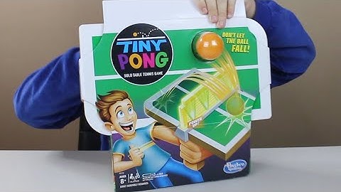 Tiny Pong Solo Table Tennis Game