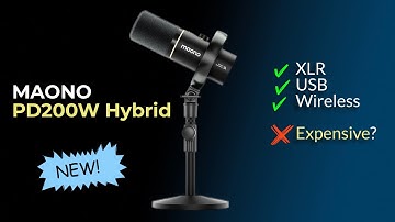 Je 2-mic podcast direct en draadloos instellen? Jazeker! MAONO PD200W Hybrid | Review & Tutorial
