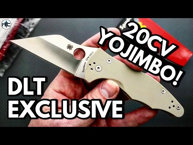 Unboxing the DLT Trading Exclusive Spyderco Yojimbo 2 in