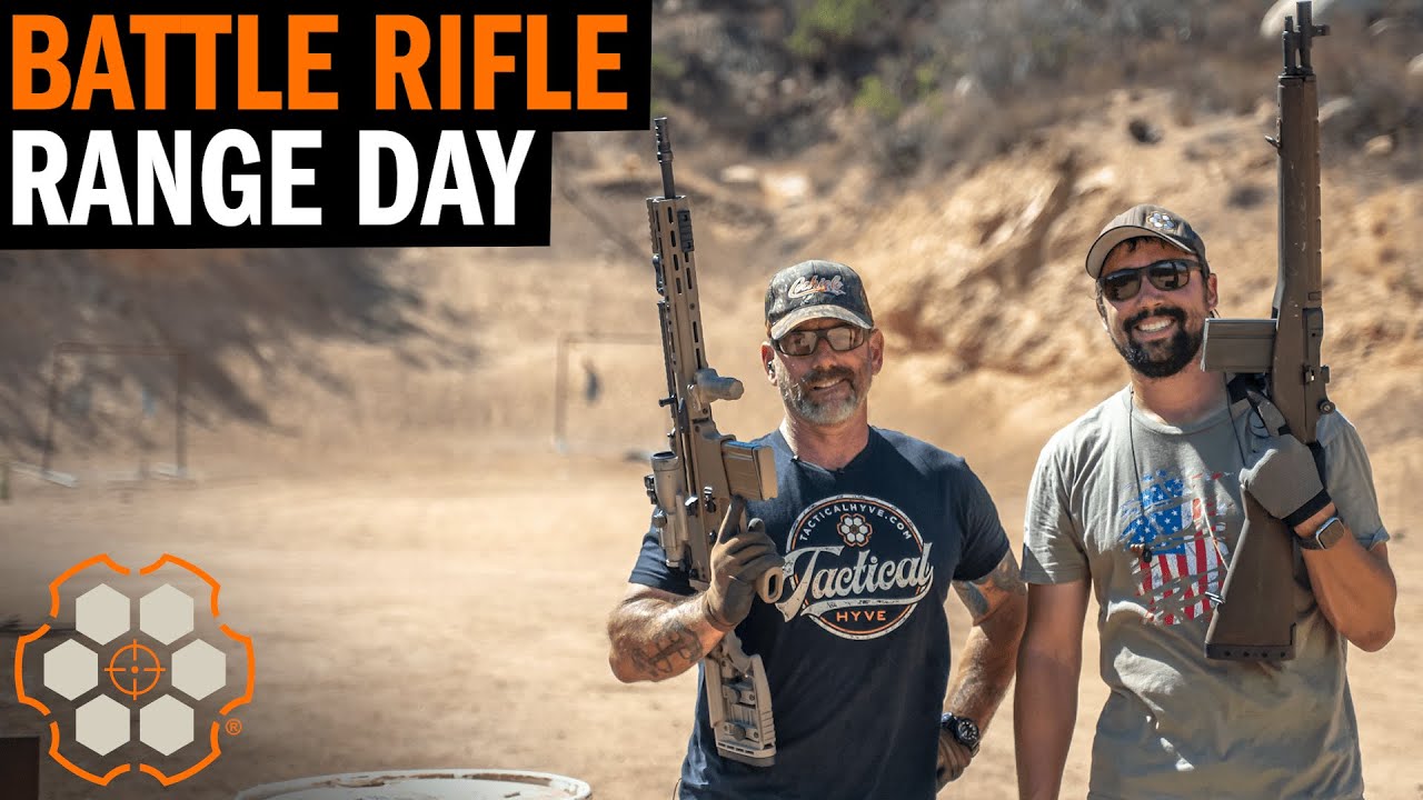 7.62 Battle Rifle Range Day with Navy SEALs 
