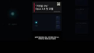 "거짓말 0%, 첫 모델" Two Minute Papers의 Claude Opus 4.8 평가, 코딩 자기보고가 정직해졌다 #Shorts