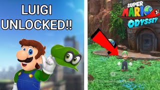 LUIGI UNLOCKED!? How To Play As Luigi In Super Mario Odyssey *JOKE*