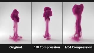GPU Smoke Simulation on Compressed DCT Space (EUROGRAPHICS 2019 Short)