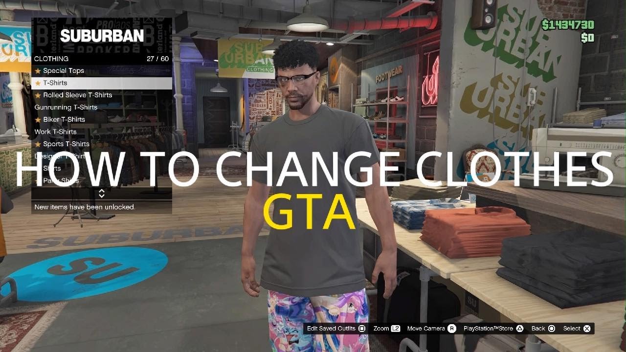 GTA How To Change Clothes YouTube